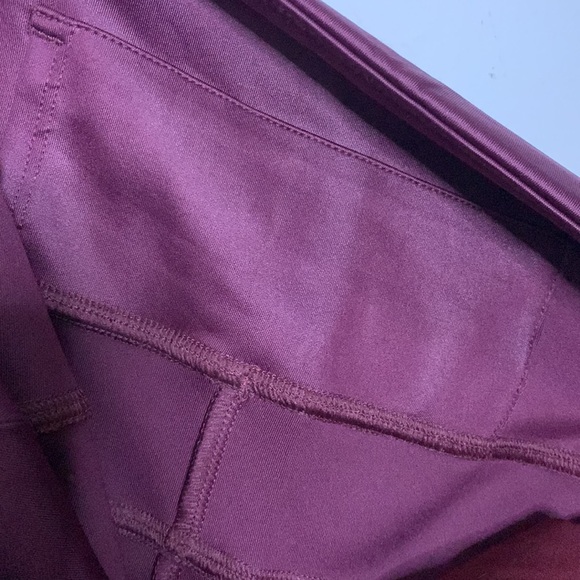 WOMENS PLUS SIZE ADIDAS X ZOE SALDANA AEROREADY SHINE TIGHTS, VICTORY CHRIMSON - Picture 4 of 8